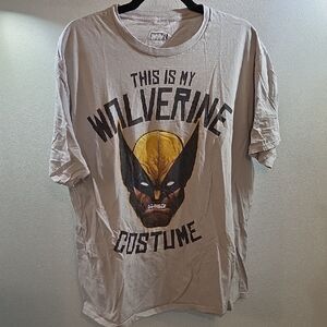 Marvel Wolverine Costume Graphic Tee - Beige